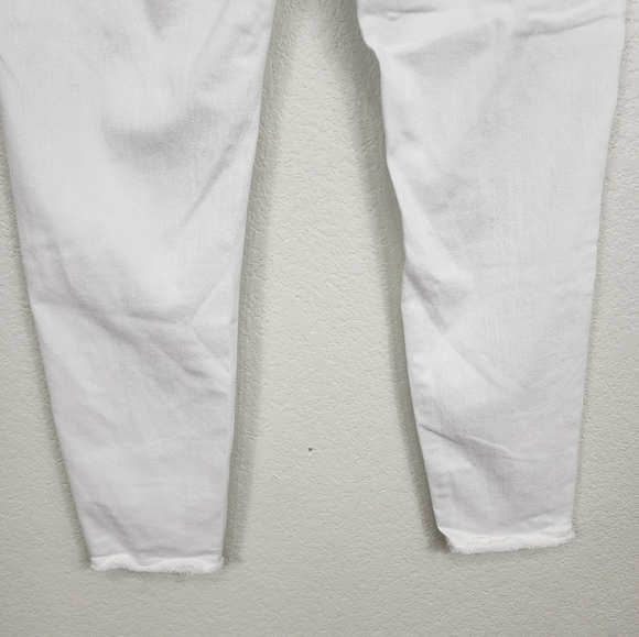 Just Black Skinny White High Waist Jeans Size 29 - Picture 9 of 13